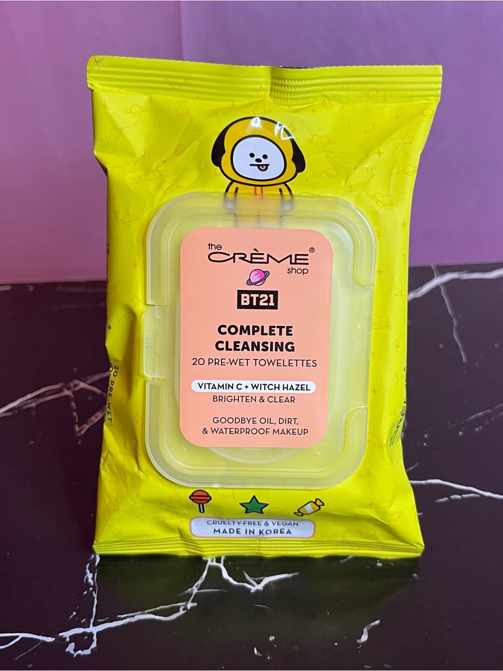 BT21 Cleansing Pre-Wet Towelettes